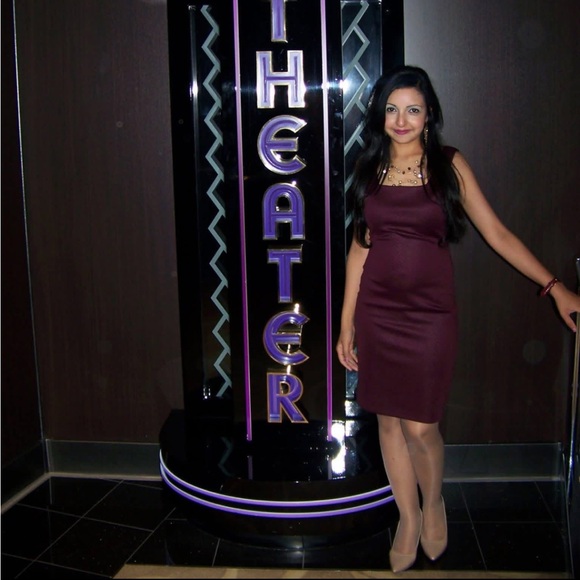 Bar III burgundy dress - Picture 2 of 7